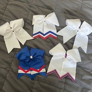 Cheer Bows Set of 5